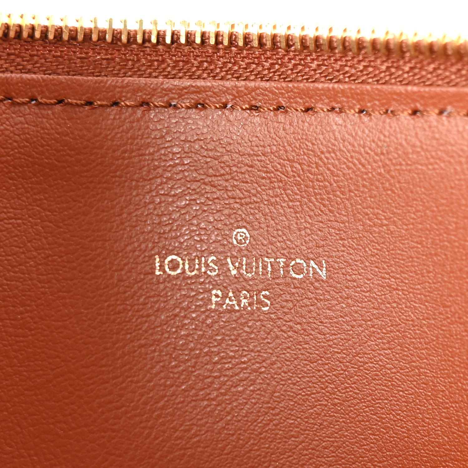 Louis Vuitton Empreinte Felicie Chain Wallet Zippered Insert Cognac 6 of 6