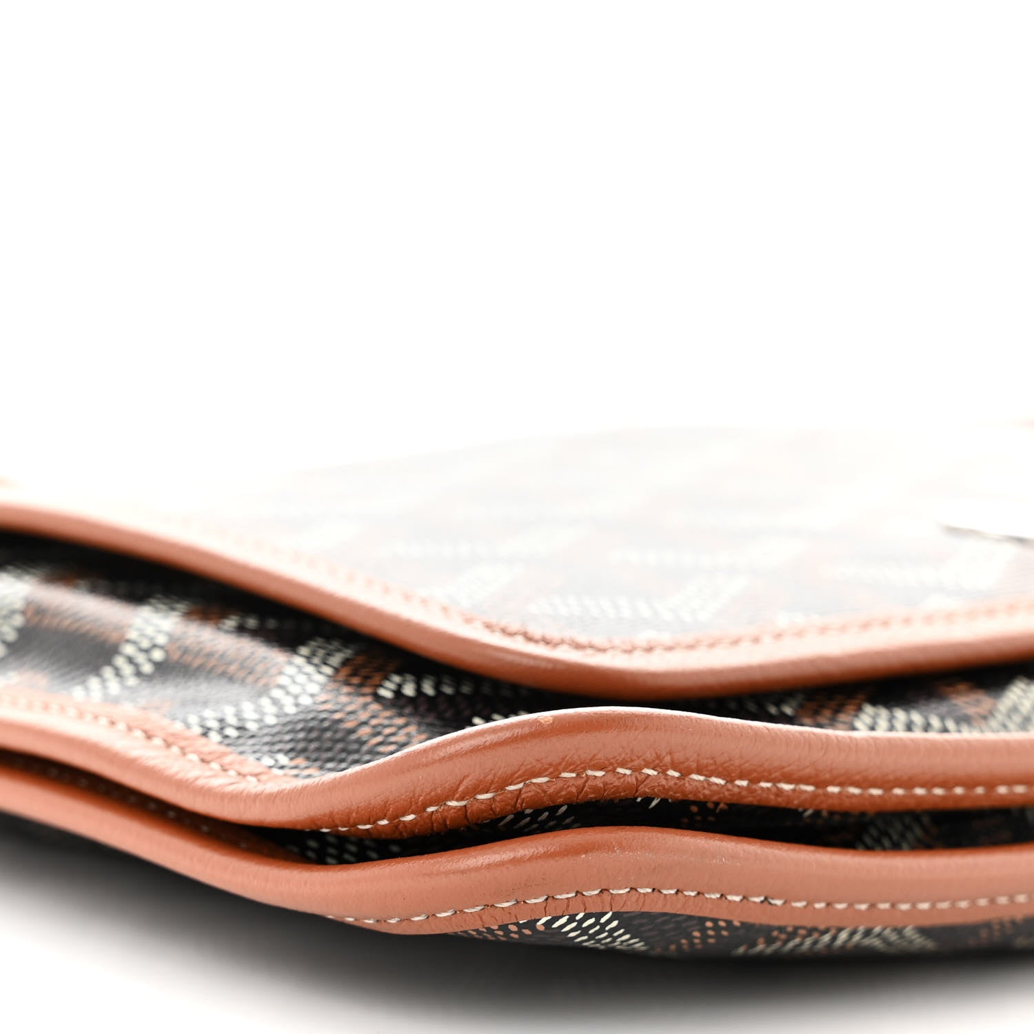 Goyard Goyardine Plumet Wallet Clutch Black Gold 9 of 10