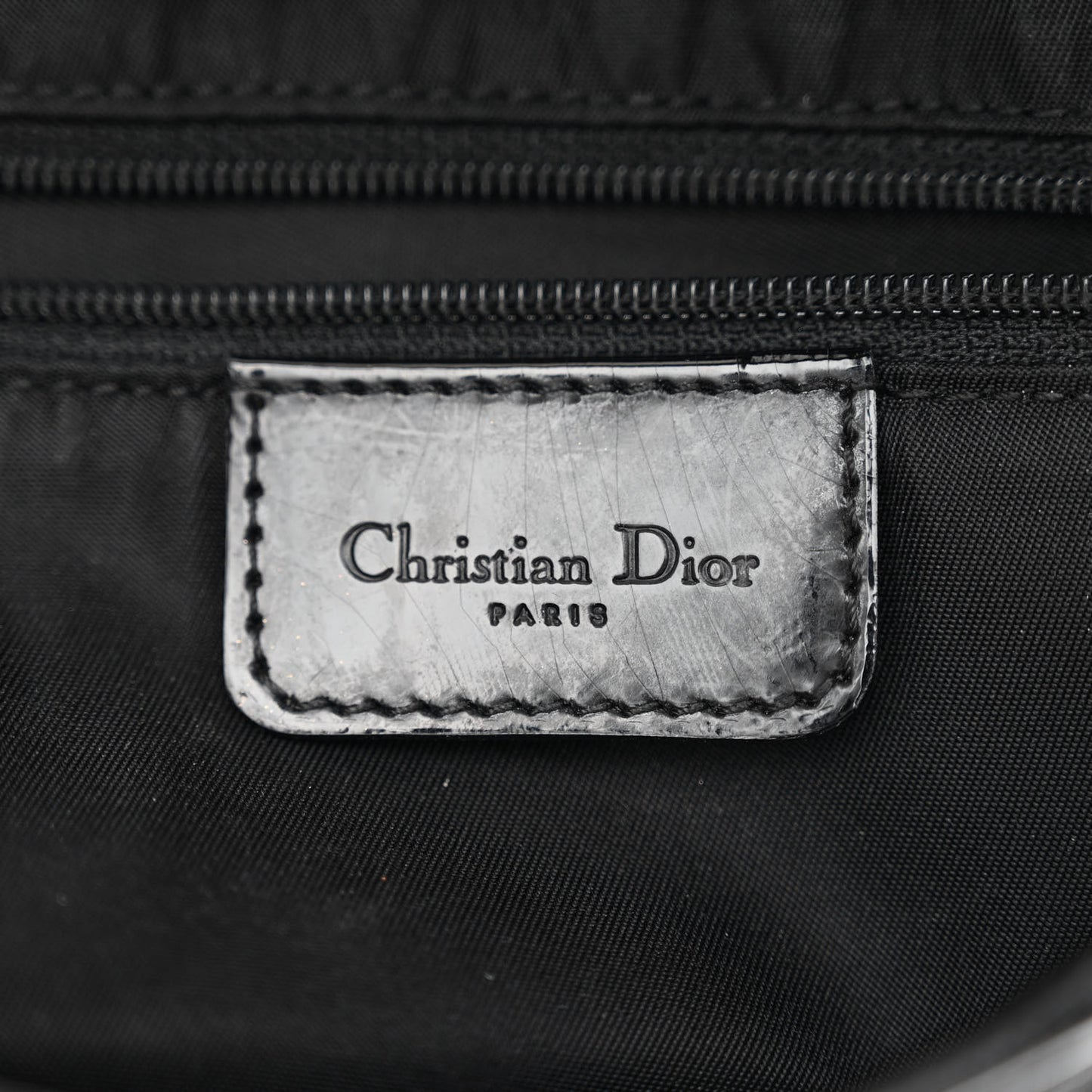 Nylon Saddle bag Black