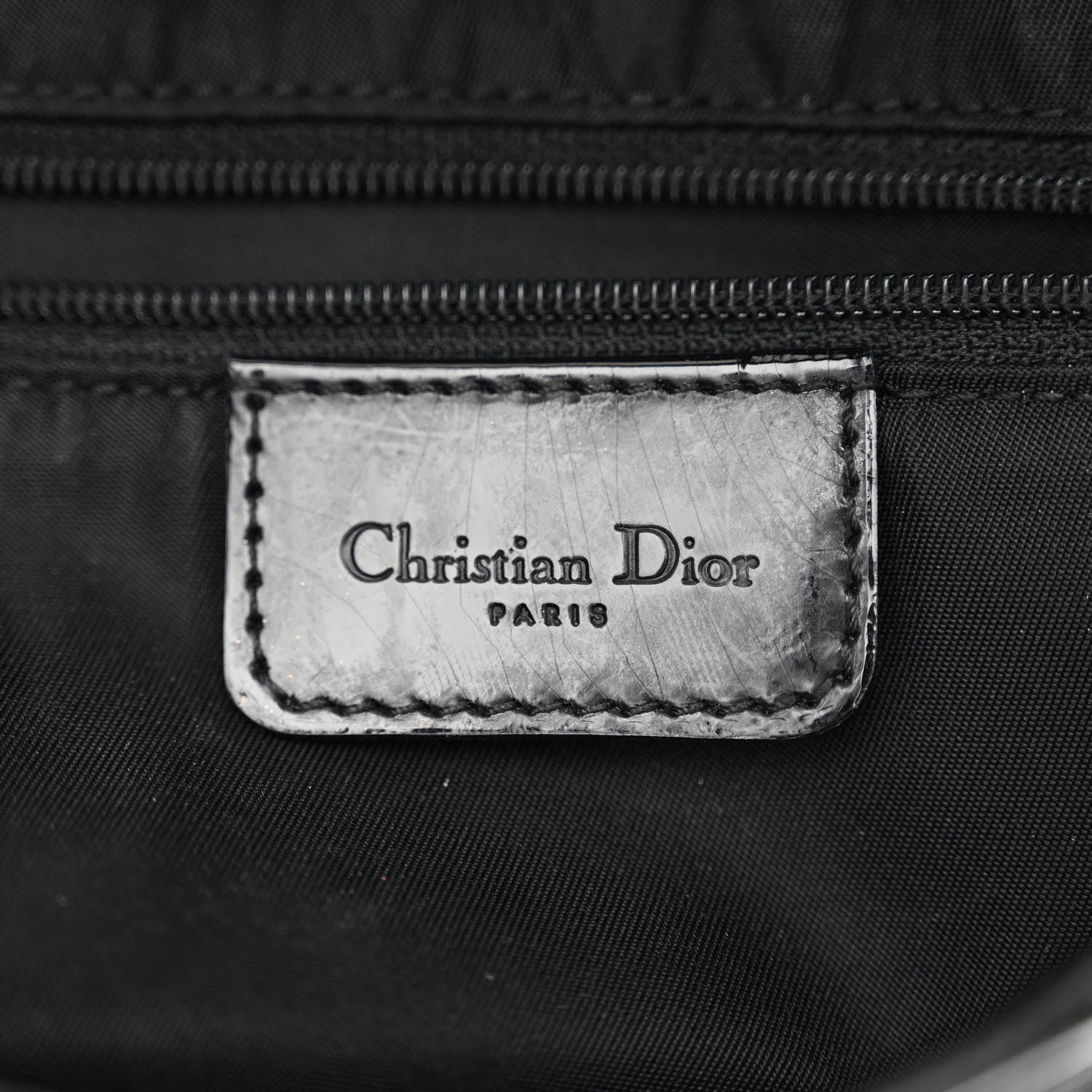 Christian Dior Nylon Saddle bag Black 6 of 10