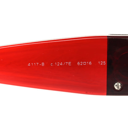 Chanel Crystal CC Sunglasses 4117-B Red 6 of 8