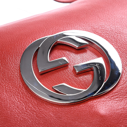 Gucci Calfskin Blondie Medium Flap Red 9 of 10