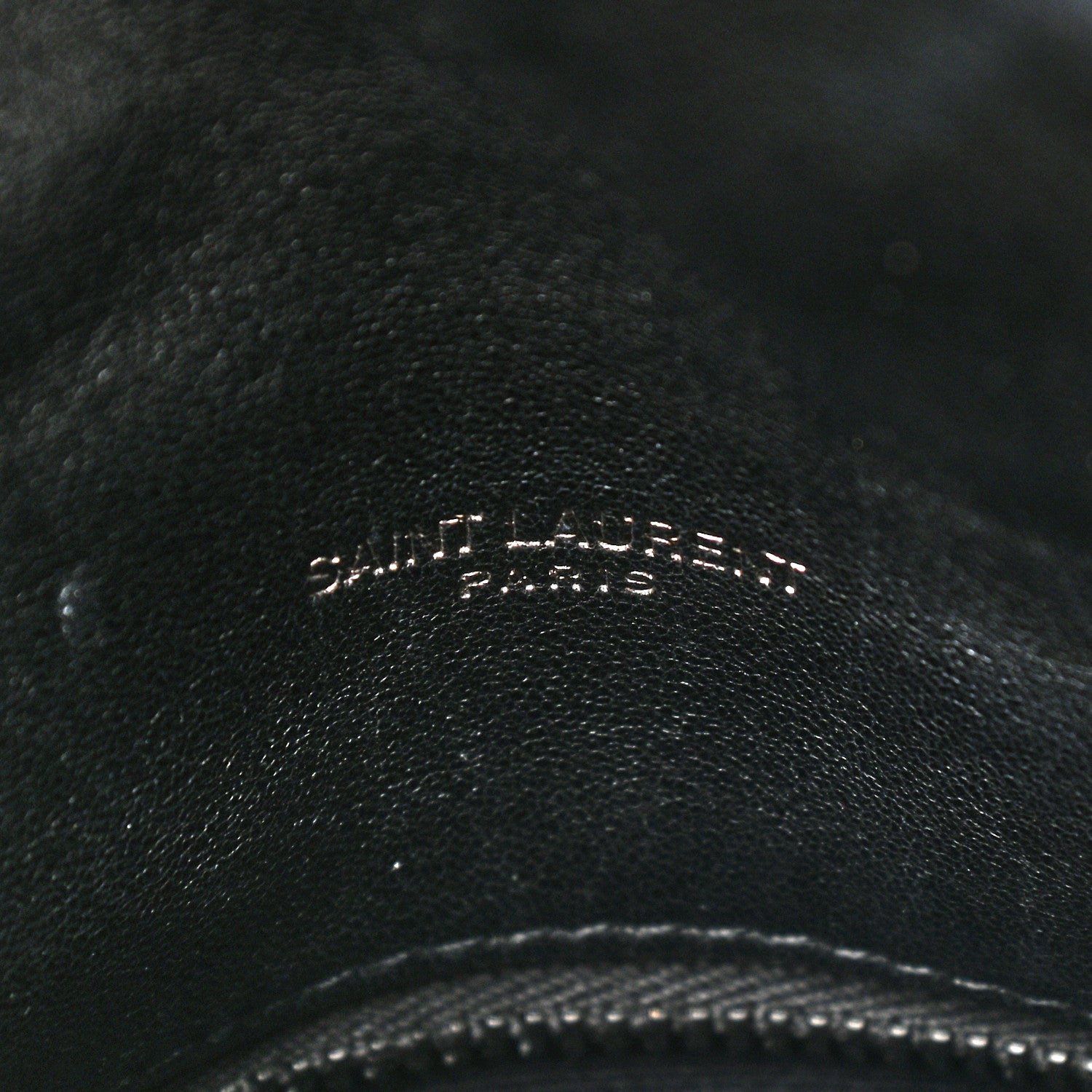 Saint Laurent Lambskin Quilted Small Loulou Puffer Monogram Chain Satchel Black 7 of 11