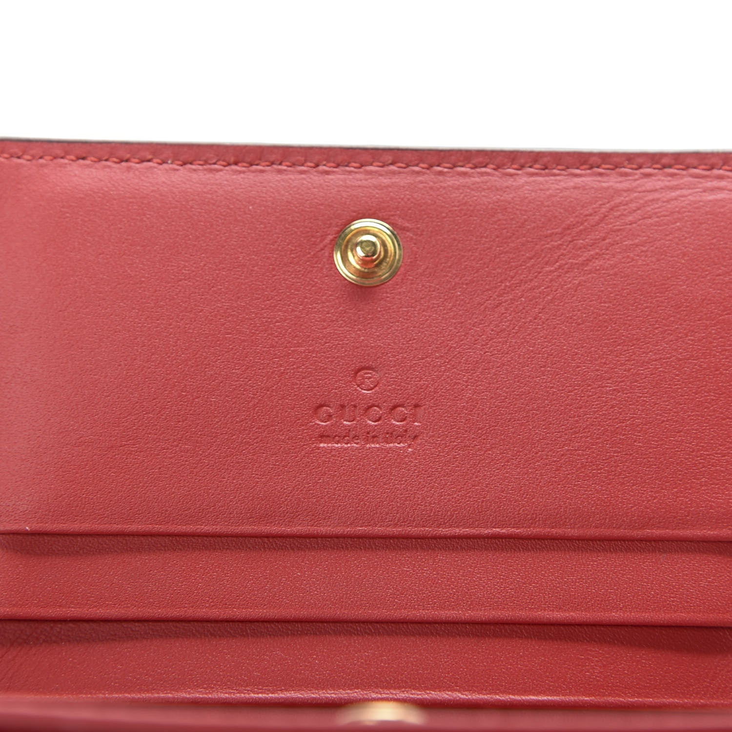 Gucci GG Supreme Monogram Blooms Card Case Beige Blue Navy Hibiscus Red 6 of 7