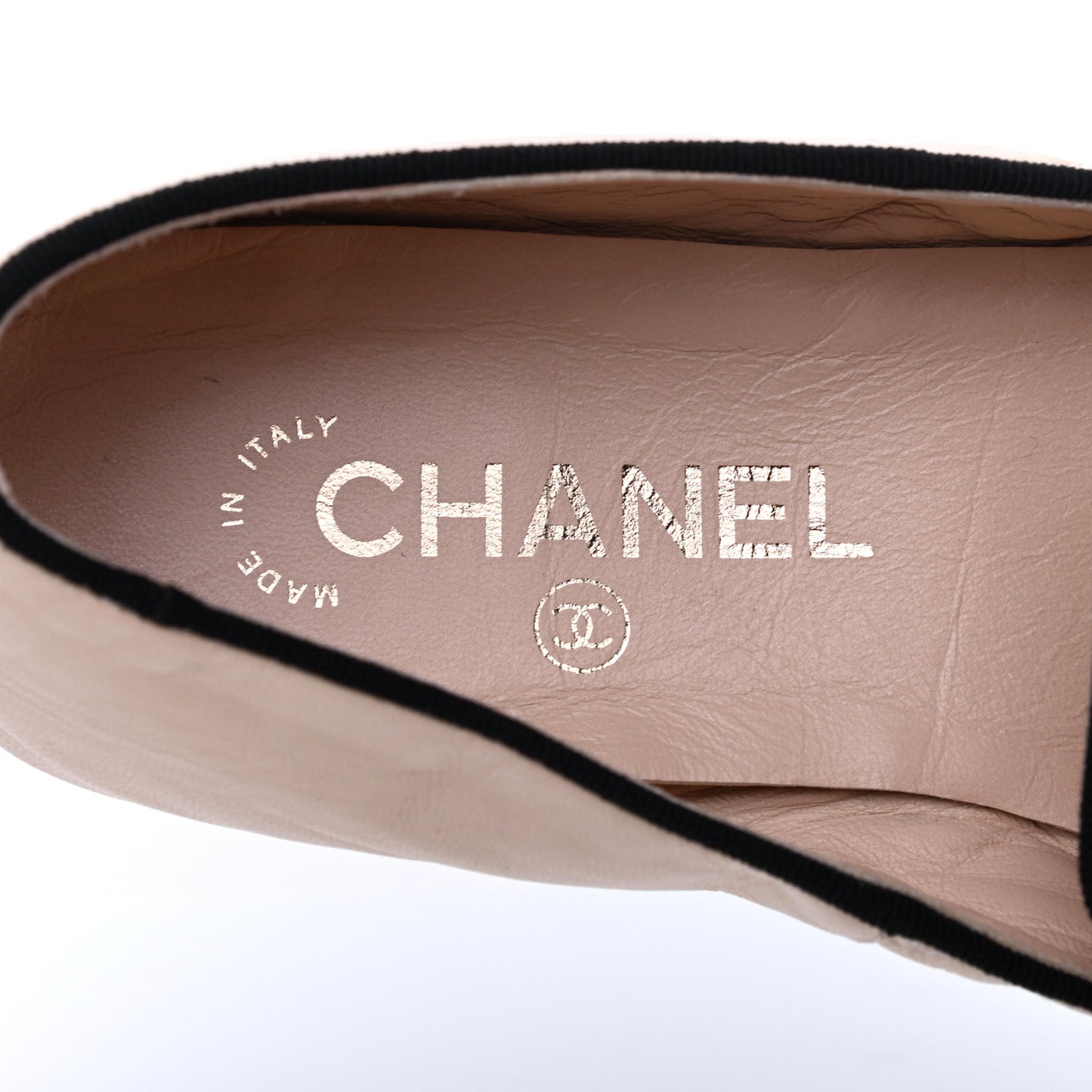 Lambskin Quilted Cap Toe Slipper With Pouch 37 Pink Black