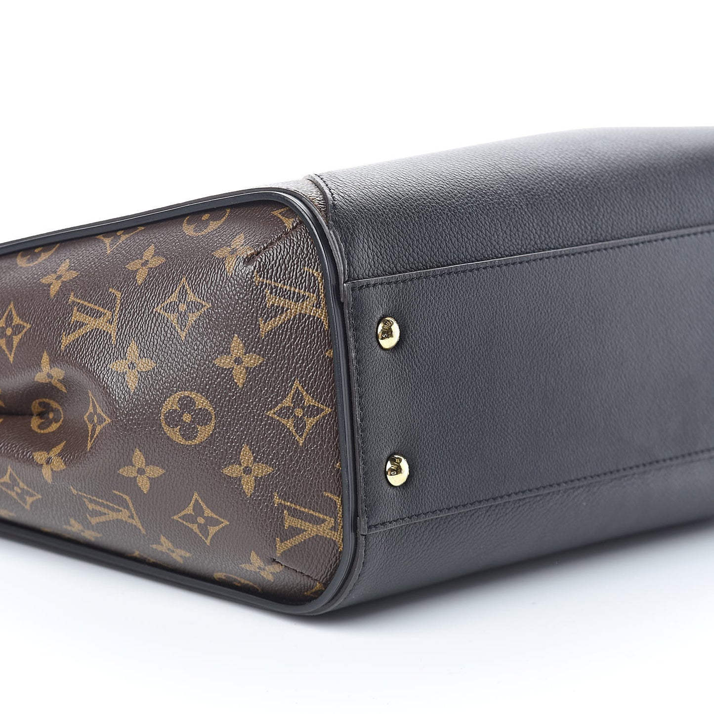 Calfskin Monogram Kimono Tote Black