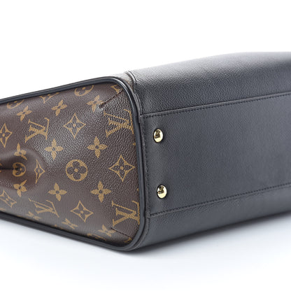 Louis Vuitton Calfskin Monogram Kimono Tote Black 7 of 8