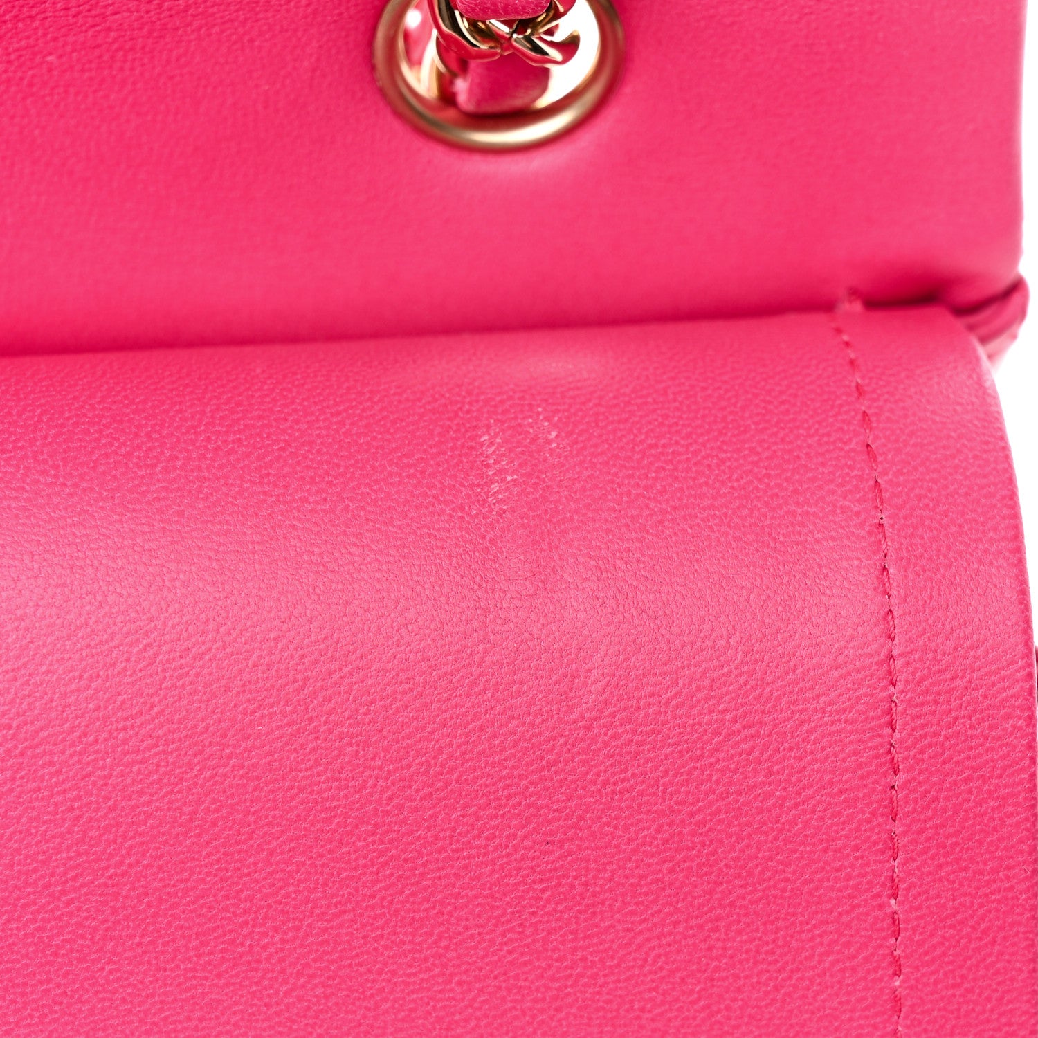 Chanel Lambskin Quilted Medium Double Flap Pink 11 of 15