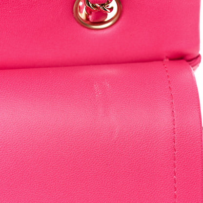 Chanel Lambskin Quilted Medium Double Flap Pink 11 of 15