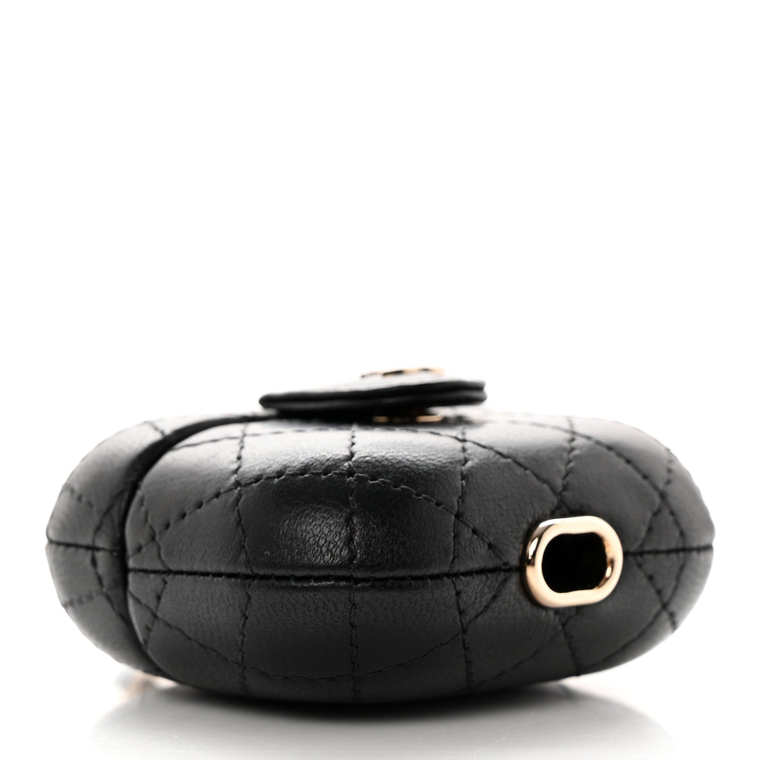 Chanel Lambskin Quilted Airpods Pro Case With Chain Black 4 of 7