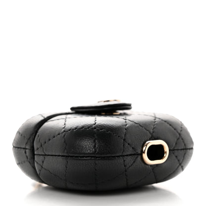 Chanel Lambskin Quilted Airpods Pro Case With Chain Black 4 of 7