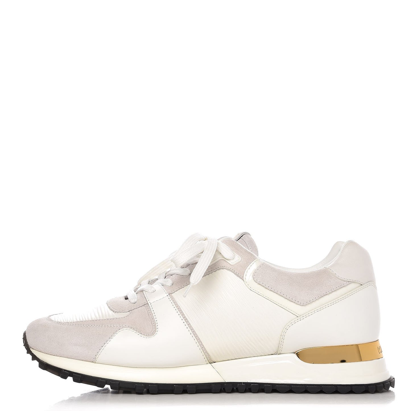 Epi Suede Run Away Sneakers 38.5 White