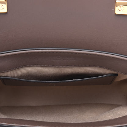 Chloe Calfskin Crocodile Embossed Mini C Double Carry Taupe 6 of 15