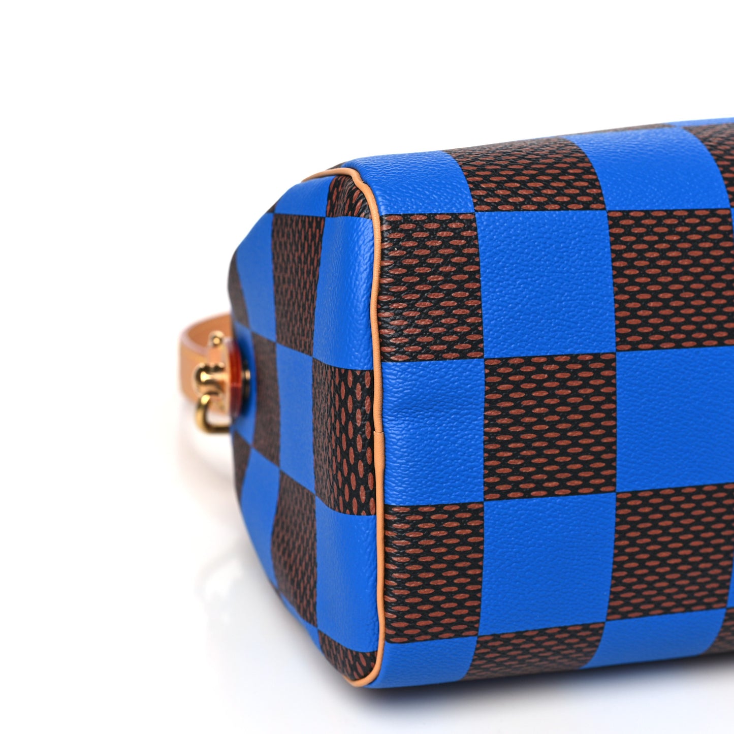 Damier Pop Speedy Bandouliere 25 Blue
