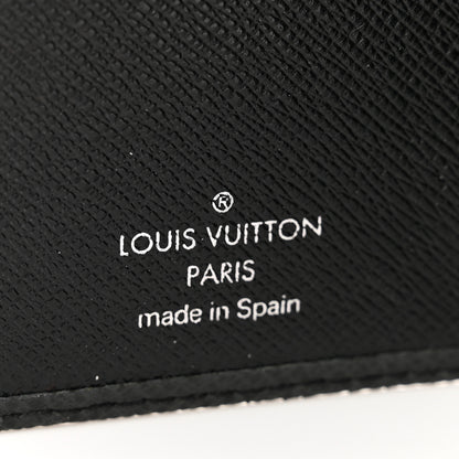 Louis Vuitton Taiga Pocket Agenda Cover Black 6 of 6