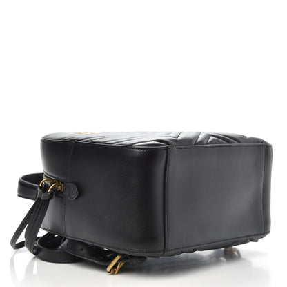 Gucci Calfskin Matelasse GG Marmont Backpack Black 3 of 9
