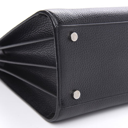 Saint Laurent Grained Calfskin Small Sac De Jour Black 9 of 11