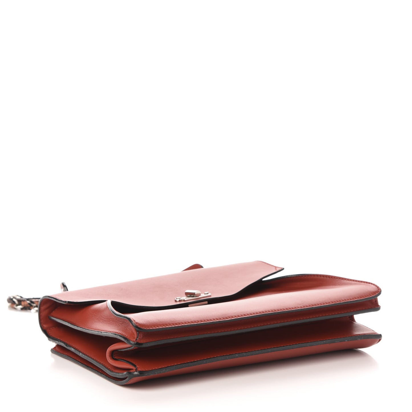 Calfskin Medium Hava Top Handle Bag Brick