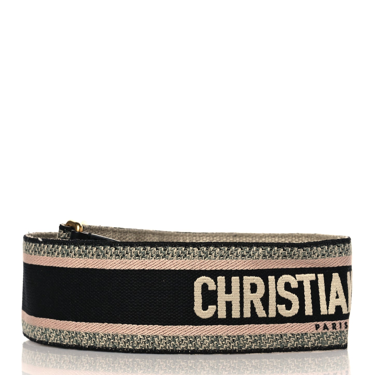 Canvas Embroidered Shoulder Strap Rose Multicolor