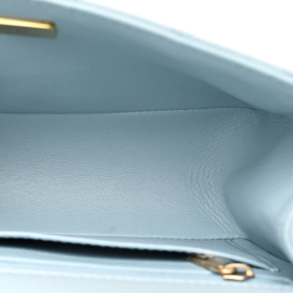 Chanel Aged Calfskin Quilted 2.55 Reissue Mini Flap Light Blue 5 of 11