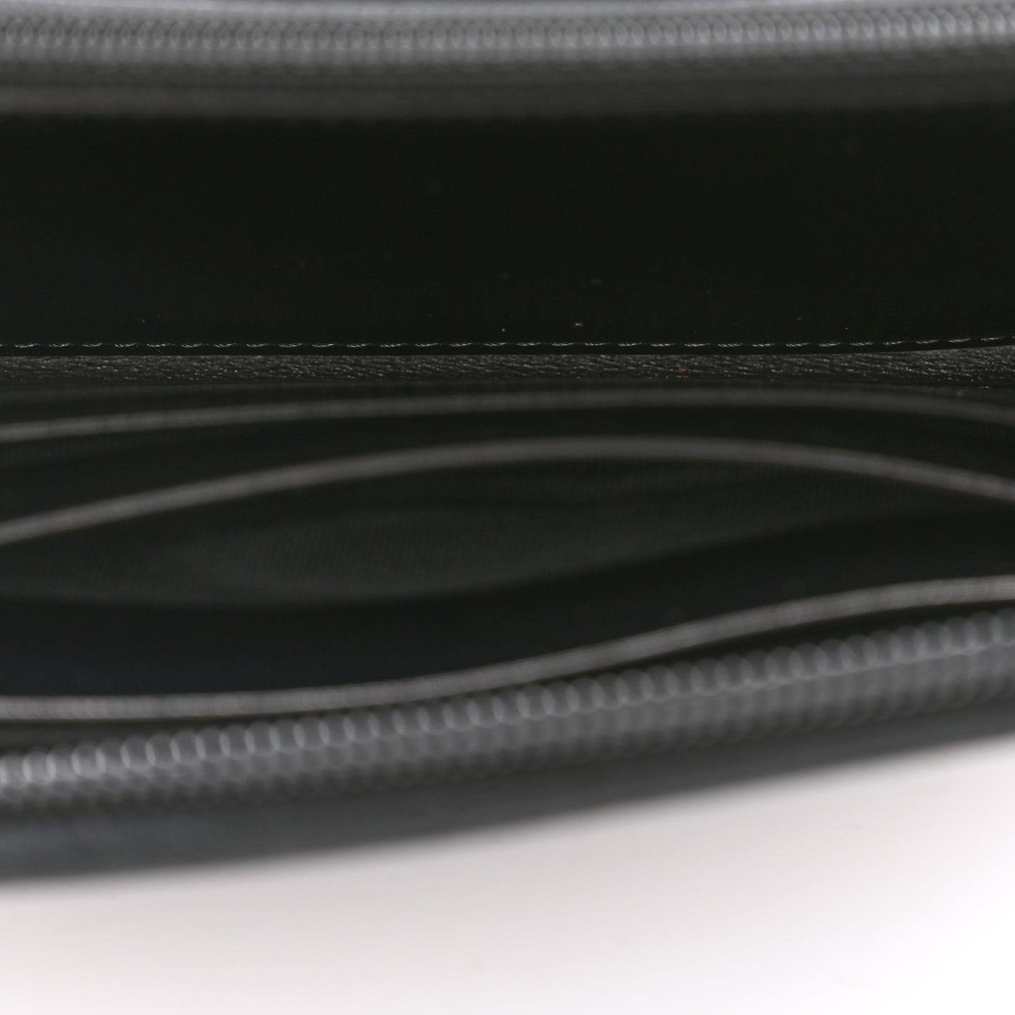 Soft Calf Zip Around Wallet Black