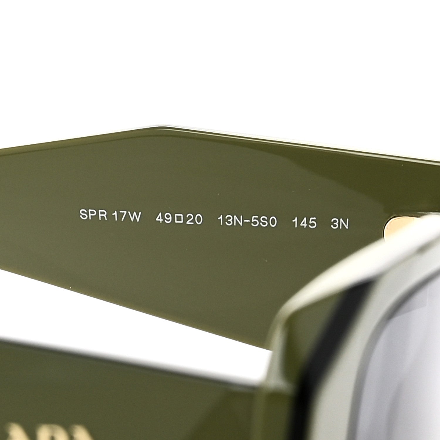 Prada Acetate Symbole Sunglasses SPR 17W Green 6 of 7
