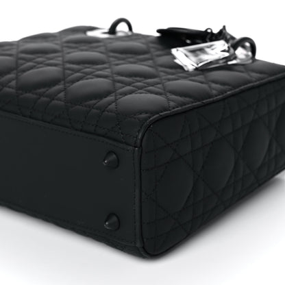 Christian Dior Ultra Matte Calfskin Cannage Small My ABCDior Lady Dior Black 9 of 9