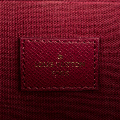 Louis Vuitton Monogram Pochette Felicie Chain Wallet Fuchsia 6 of 8