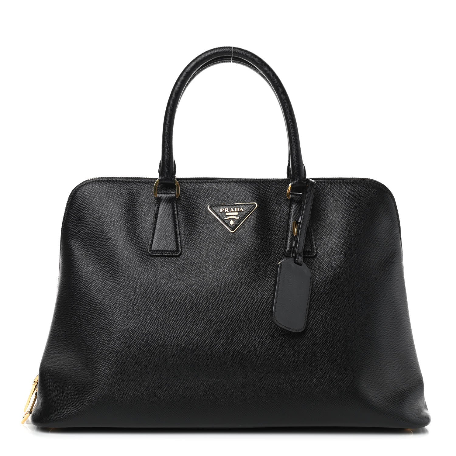 Prada Saffiano Lux Large Promenade Tote Black 1 of 8