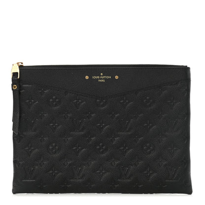 Louis Vuitton Empreinte Daily Pouch Black 1 of 8