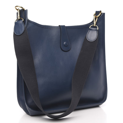 Hermes Box Evelyne TGM Bleu Marine 3 of 10