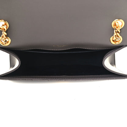 Saint Laurent Grain De Poudre Textured Mixed Matelasse Medium Triquilt Monogram Satchel Fog 5 of 12