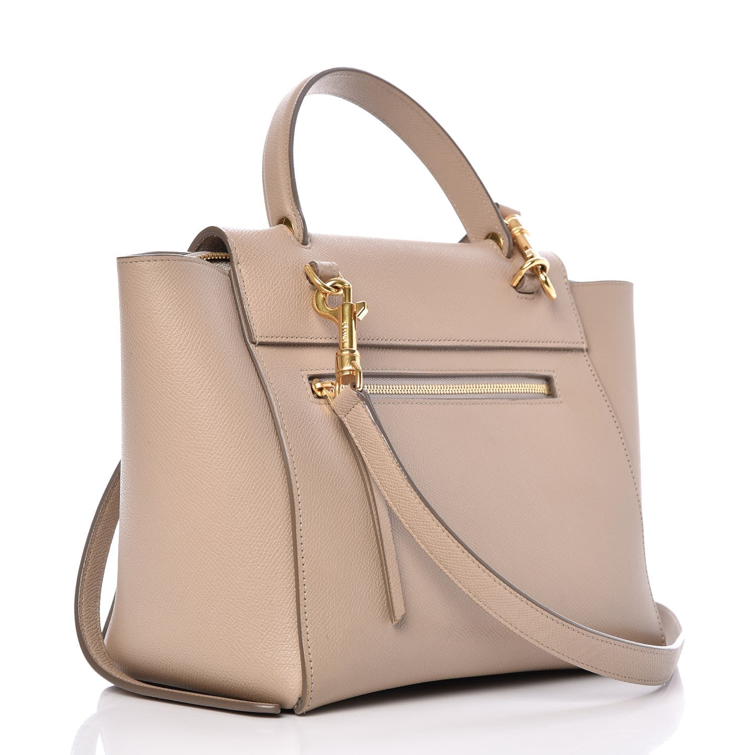 Celine Grained Calfskin Micro Belt Bag Light Taupe 3 of 8