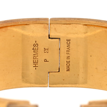 Hermes Enamel Wide Clic Clac H Bracelet PM Black 4 of 4