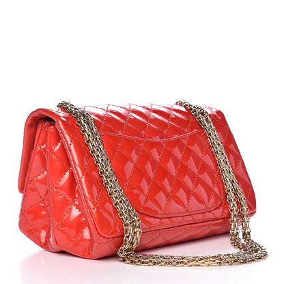 Chanel Patent Quilted Accordion Reissue 2.55 Flap Red 3 of 10