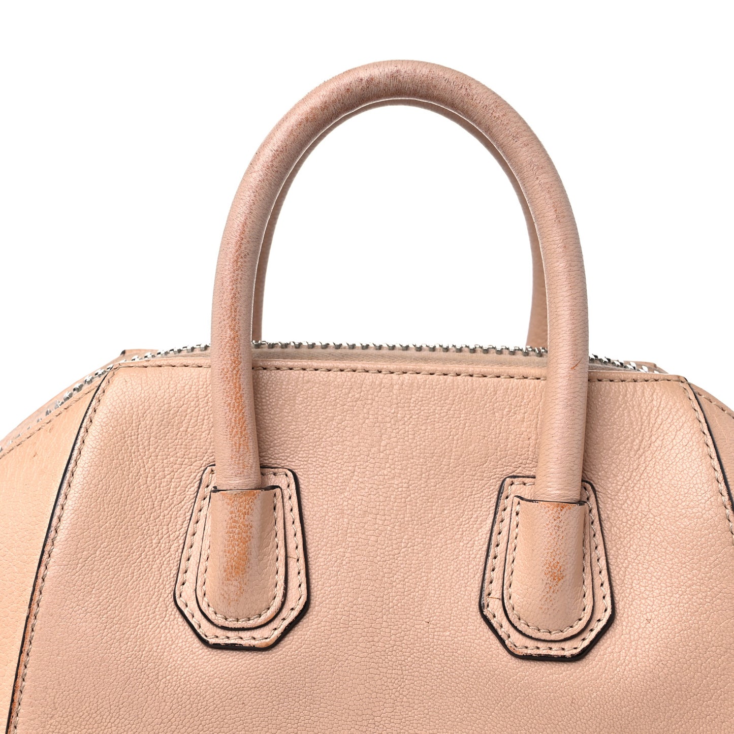 Sugar Goatskin Mini Antigona Powder