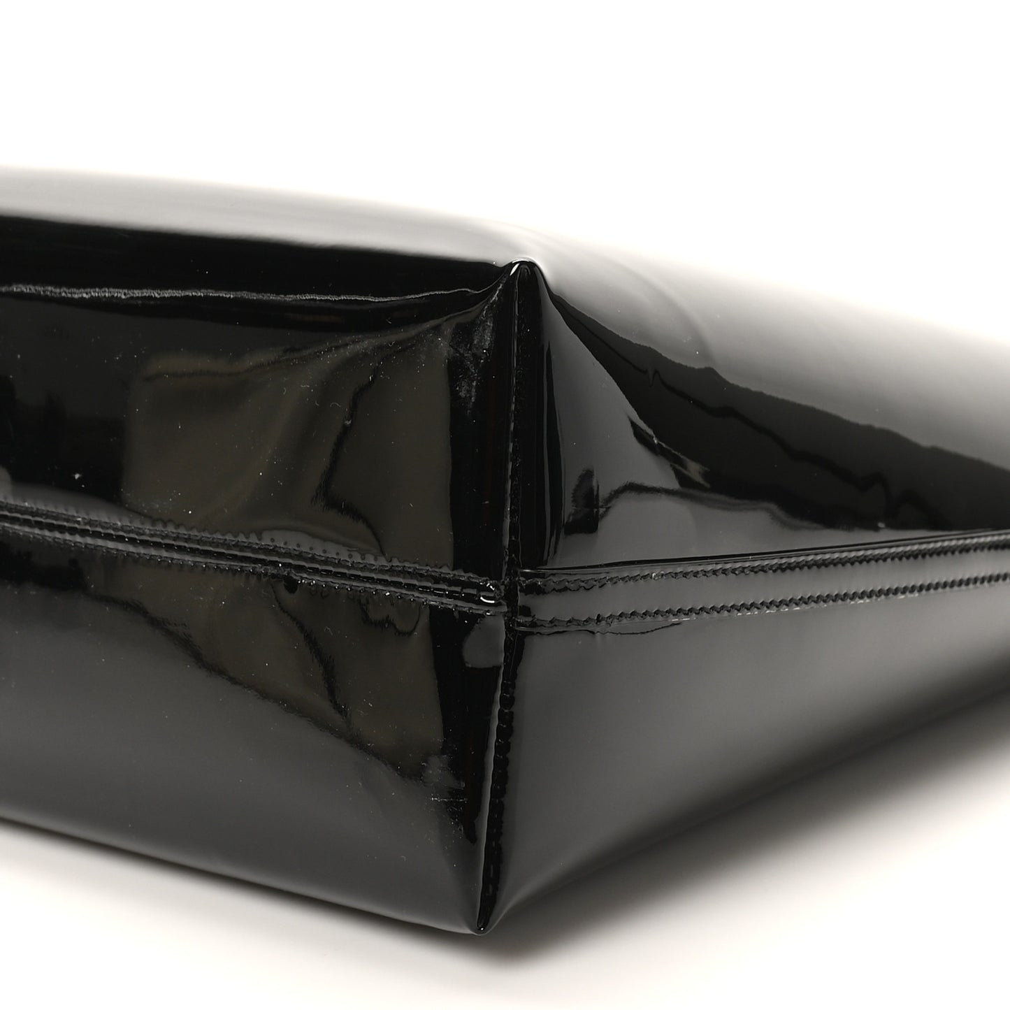 Patent Calfskin Rendez-Vous Hobo Black