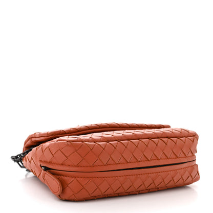 Bottega Veneta Nappa Intrecciato Baby Olimpia Shoulder Bag Orange 4 of 14