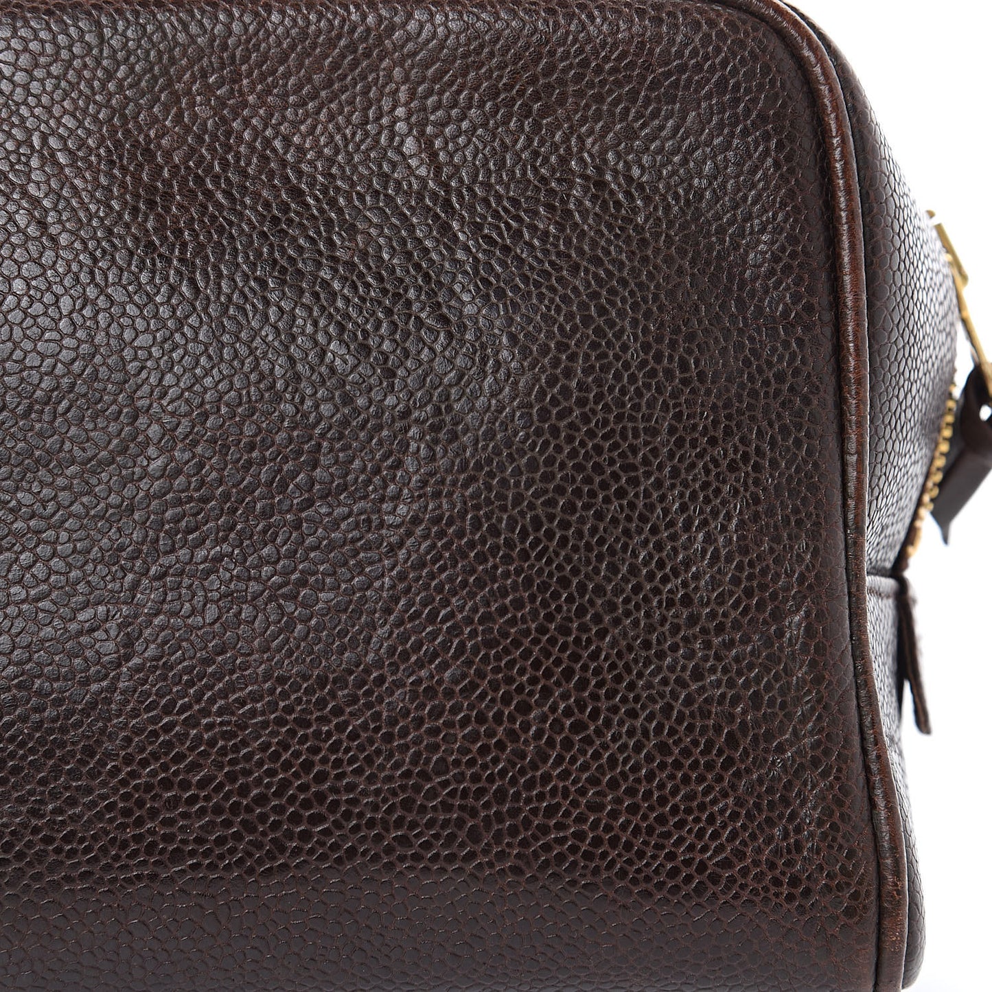 Caviar Timeless CC Cosmetic Pouch Bag Brown