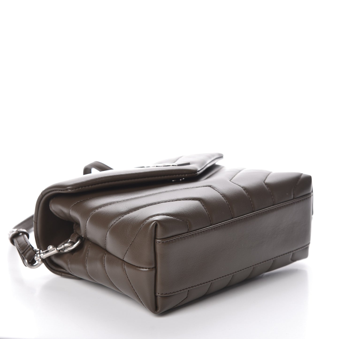 Calfskin Y Quilted Monogram Toy Loulou Crossbody Bag Faggio