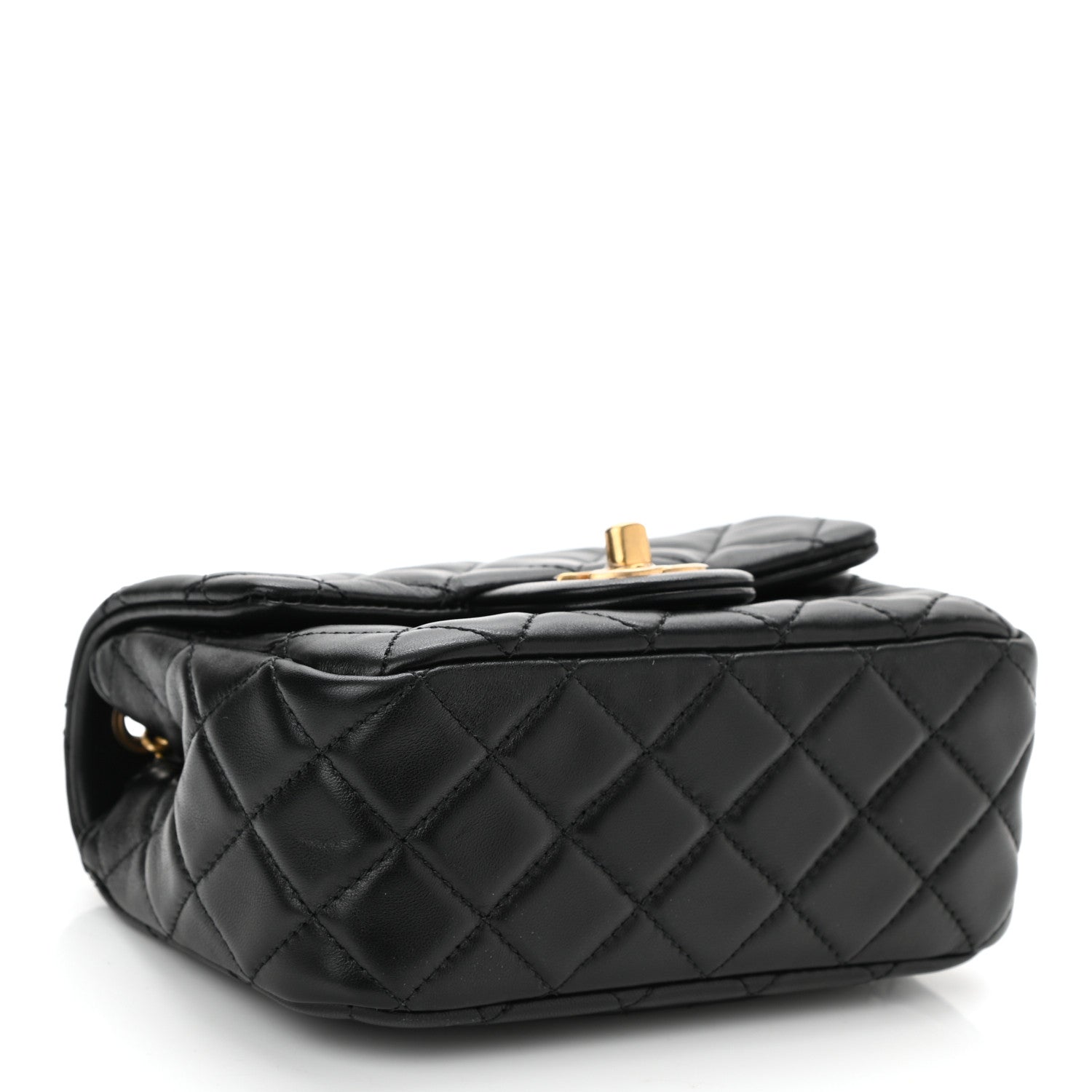 Chanel Lambskin Quilted Mini Pearl Crush Flap Black 4 of 11