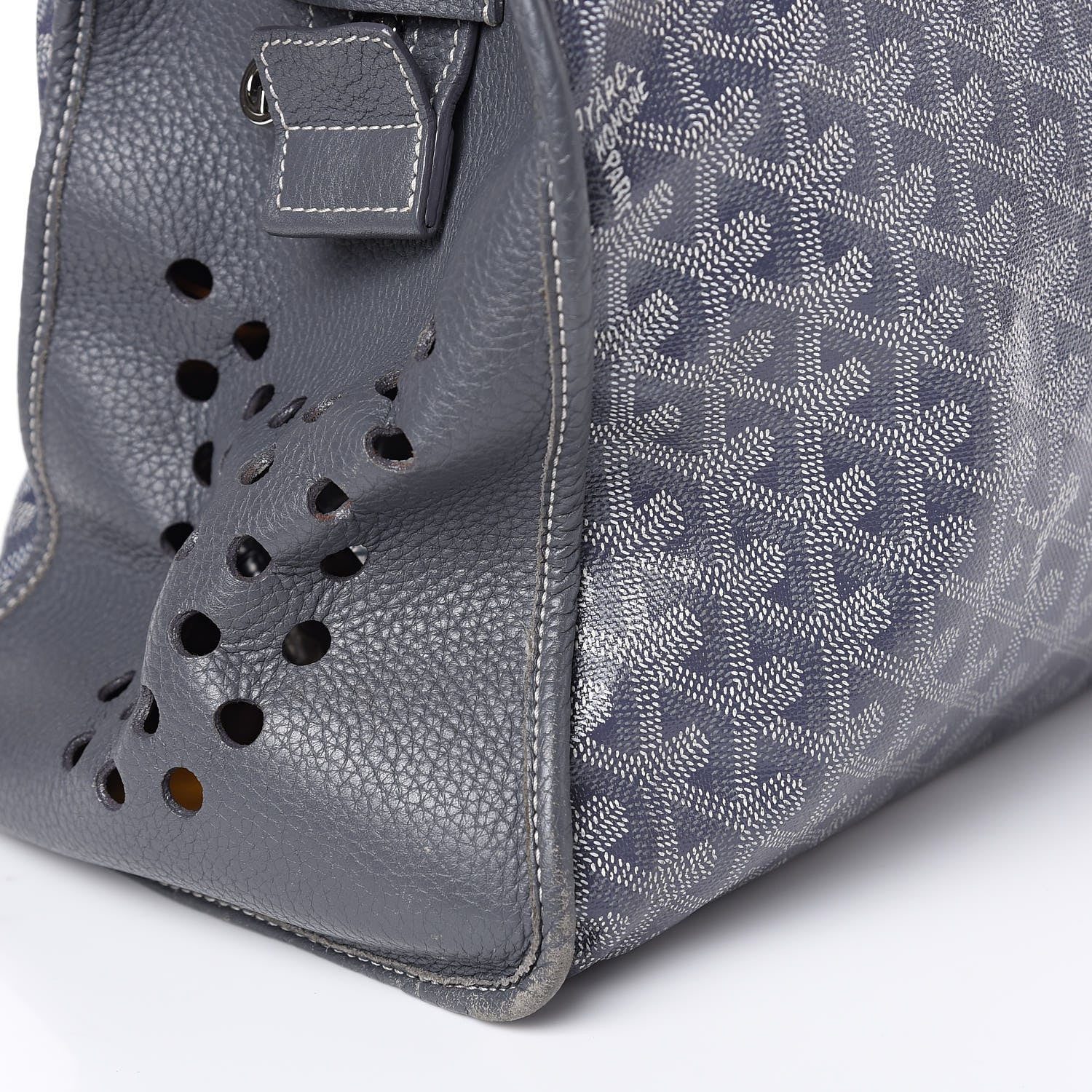 Goyard Goyardine Sac Hardy Pet Carrier PM Grey 20 of 29