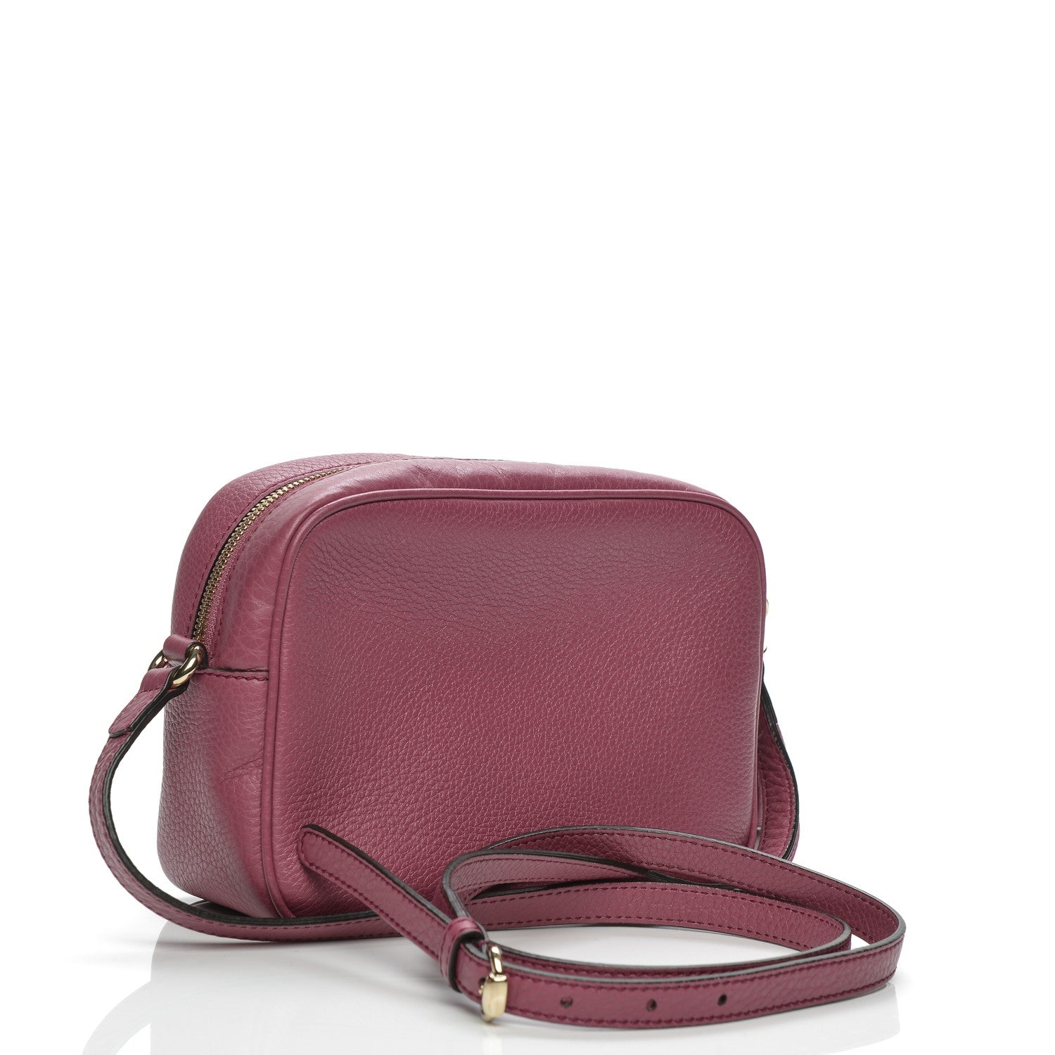 Gucci Pebbled Calfskin Small Soho Disco Bag Peonia Flower 3 of 7