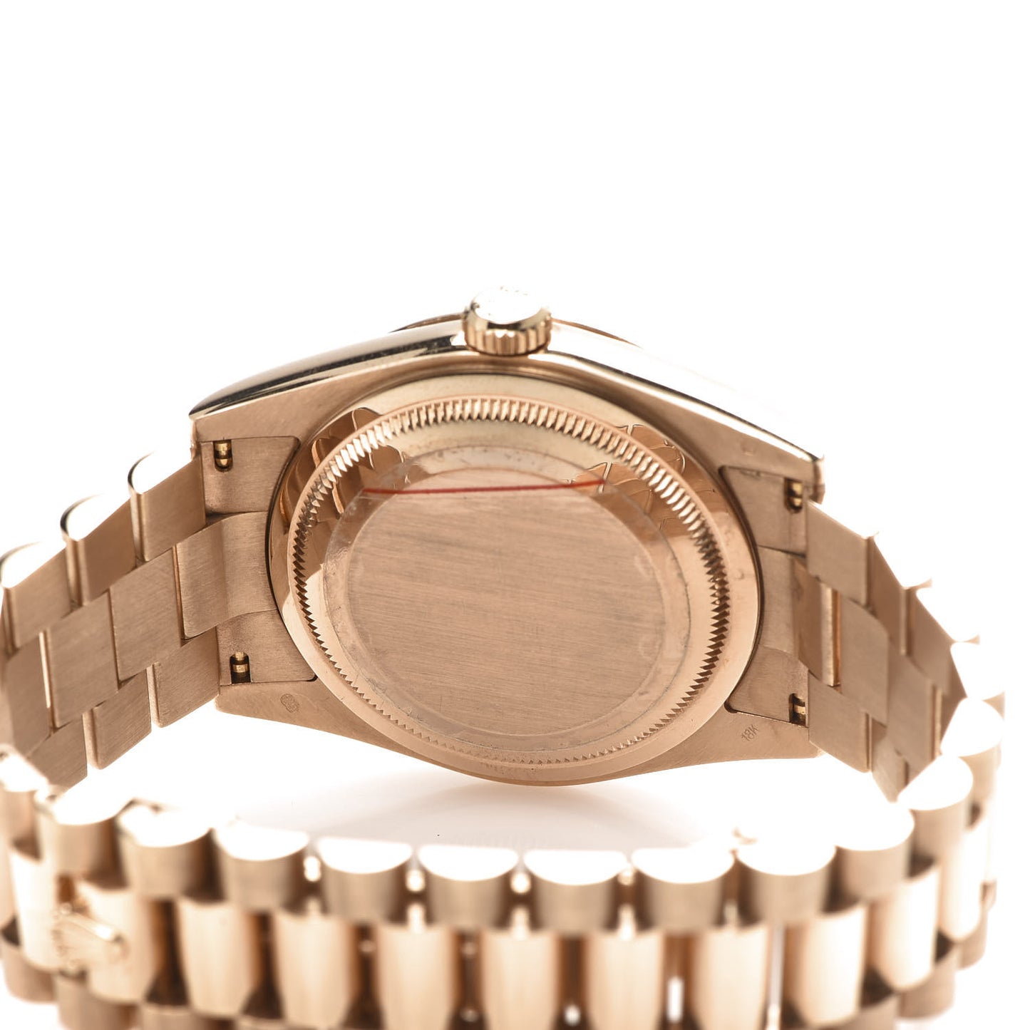 18K Everose Gold Diamond 36mm Oyster Perpetual Day-Date President Watch Rose 118235