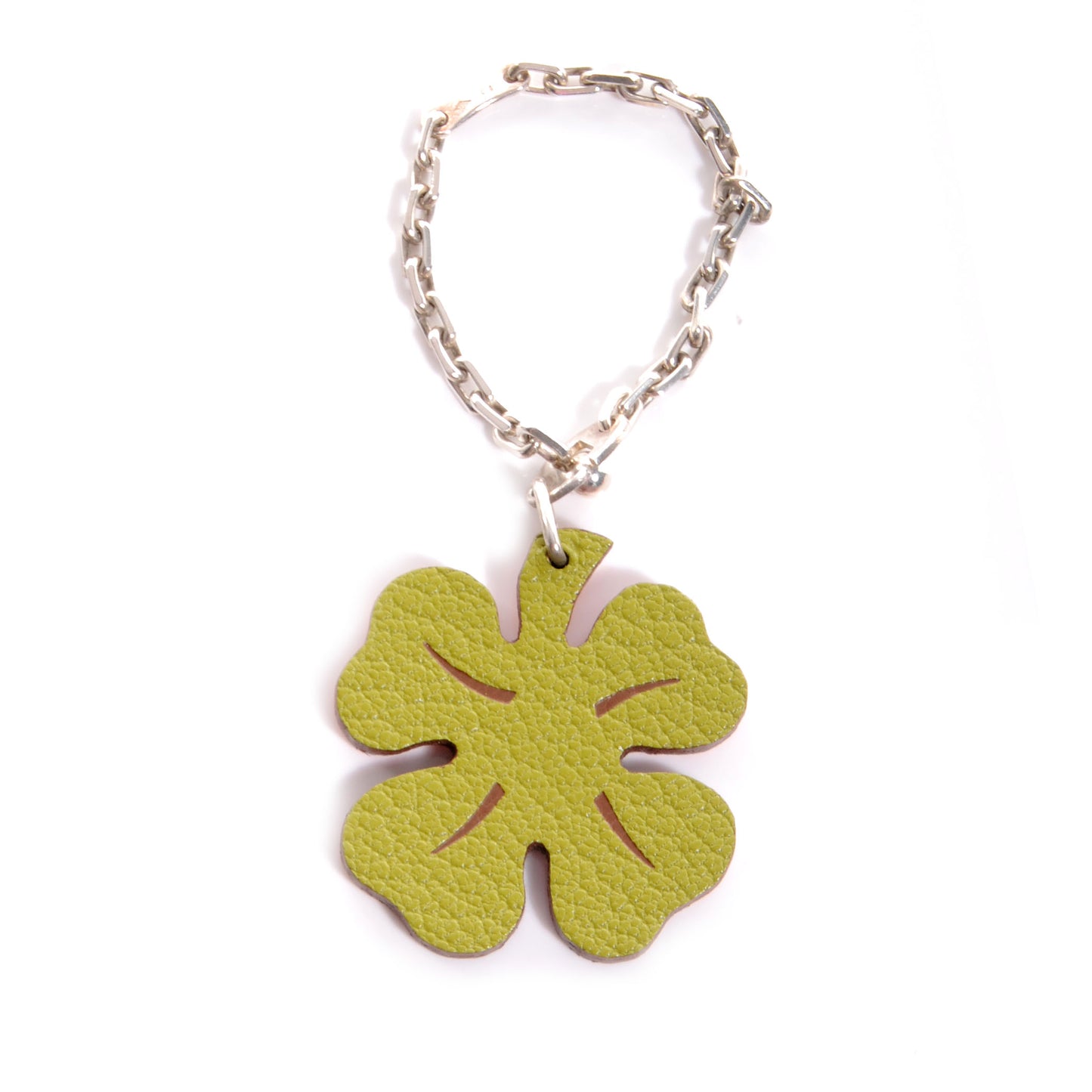 Chevre Lucky Clover Key Chain Vert Anis Orange