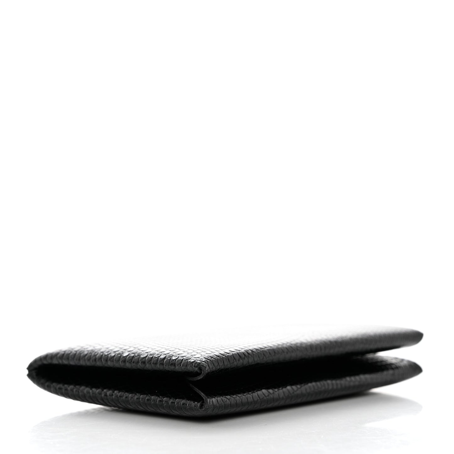 Lizard Calvi Card Case Black