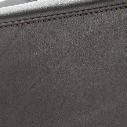 Fendi Vitello Dolce Marmol Large Peekaboo Iconic Satchel Ebano Blu Scuro 9 of 9