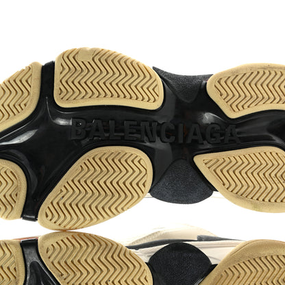 Balenciaga Fabric Mesh Womens Triple S Sneakers 35 White Red 7 of 9