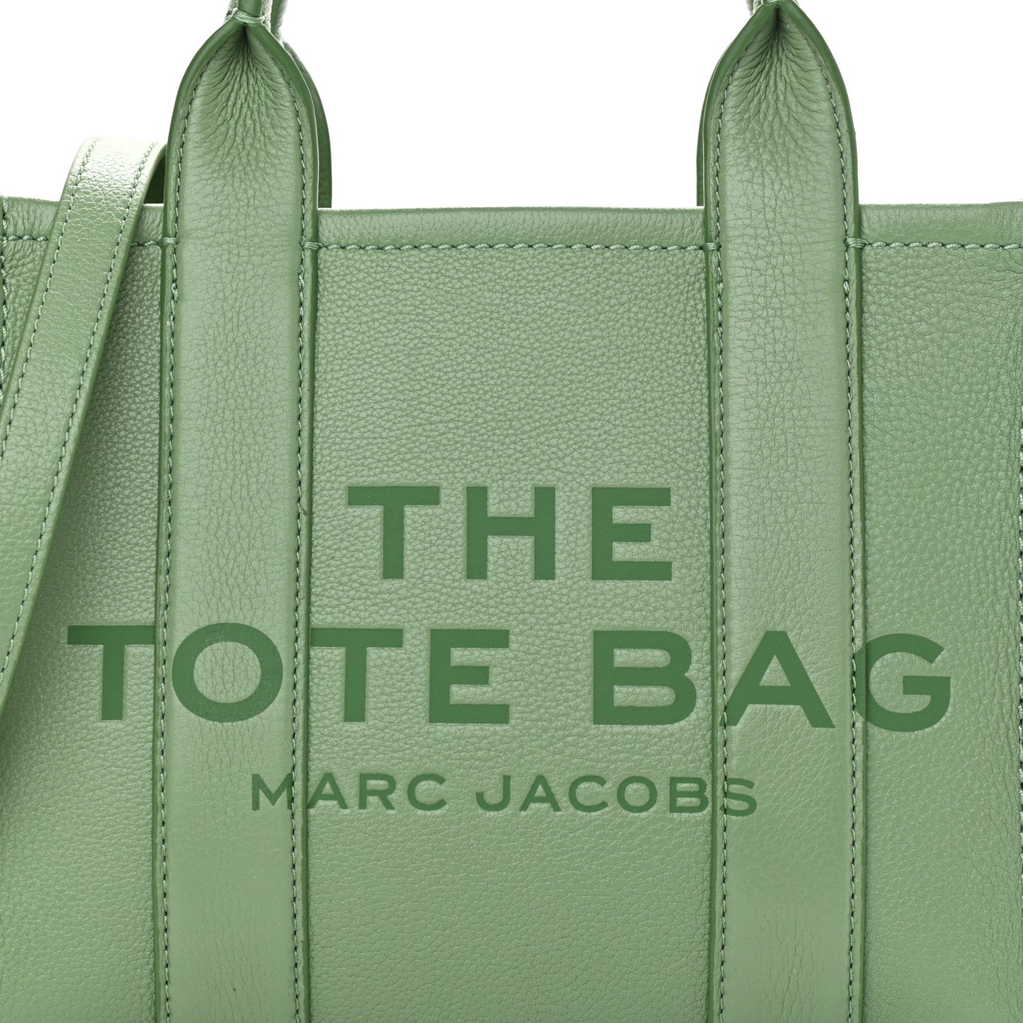 Grained Calfskin Small The Tote Bag Aspen Green