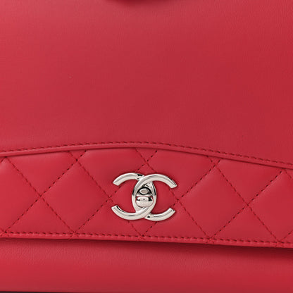 Chanel Calfskin Jumbo Tramezzo Flap Red 8 of 10